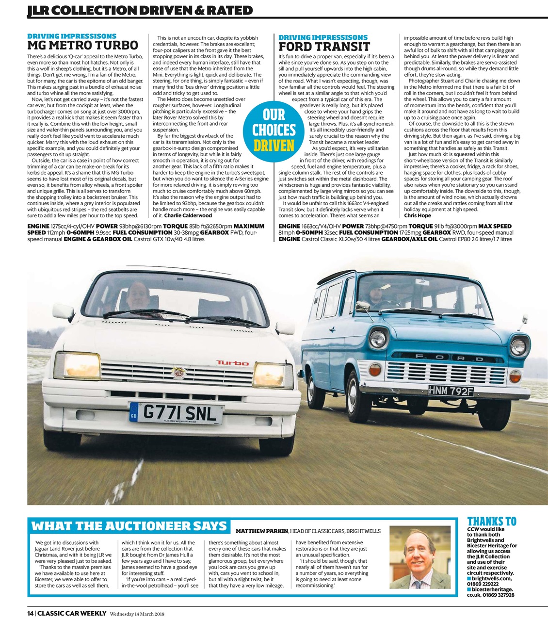 Classic Car Weekly Preview Pages