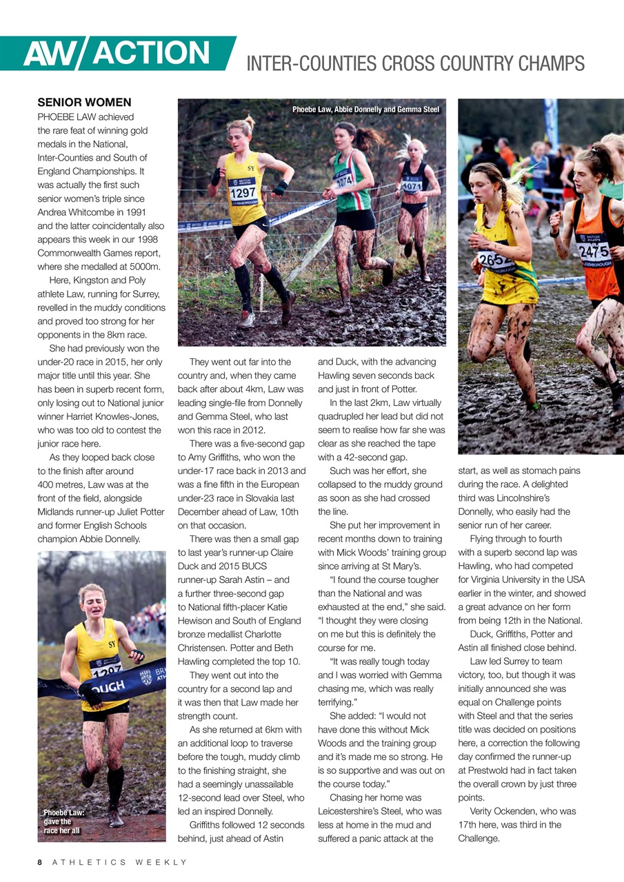 AW – Athletics Weekly Magazine Preview Pages