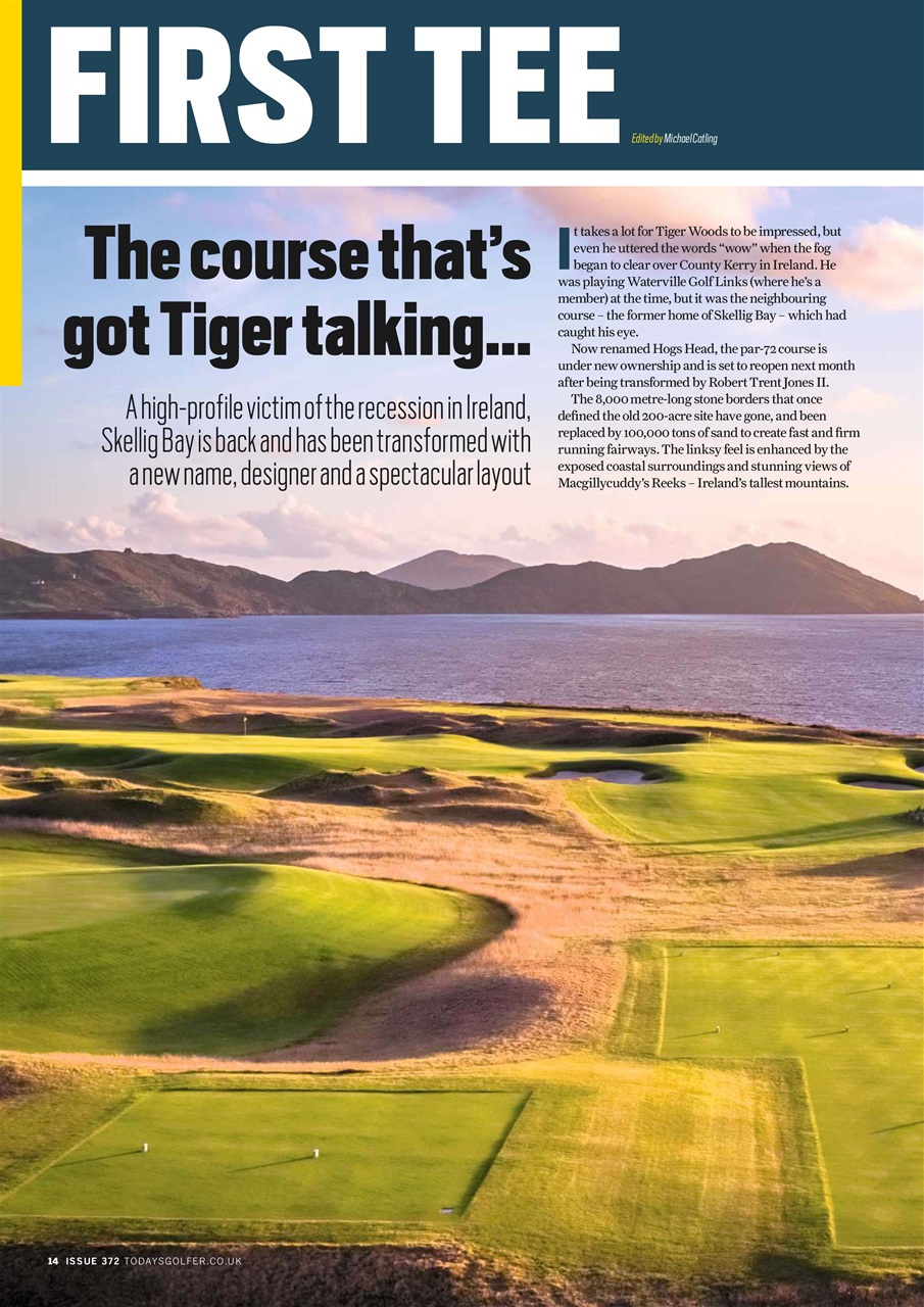 Today's Golfer Preview Pages