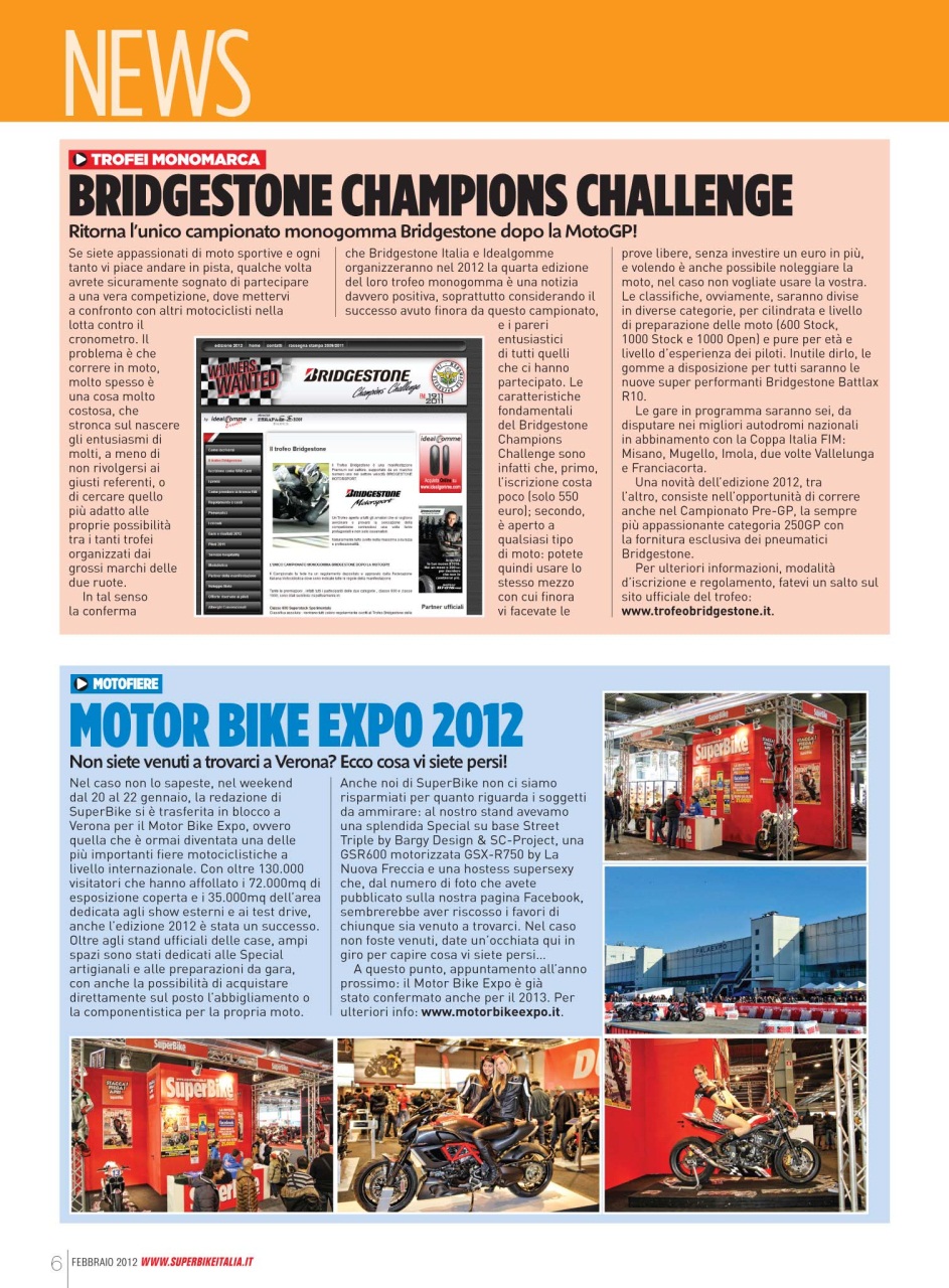 Superbike Italia Preview Pages