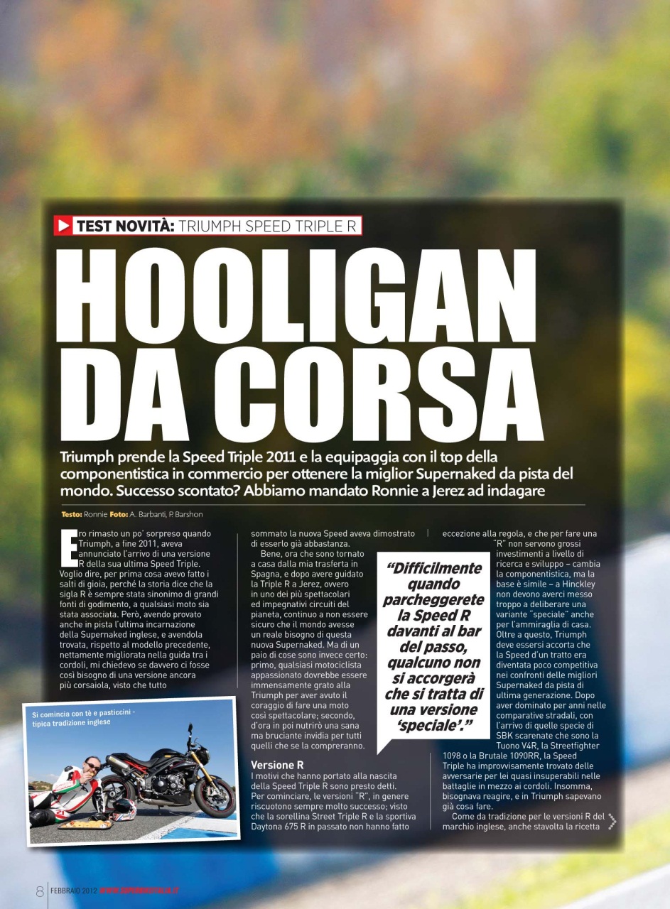 Superbike Italia Preview Pages
