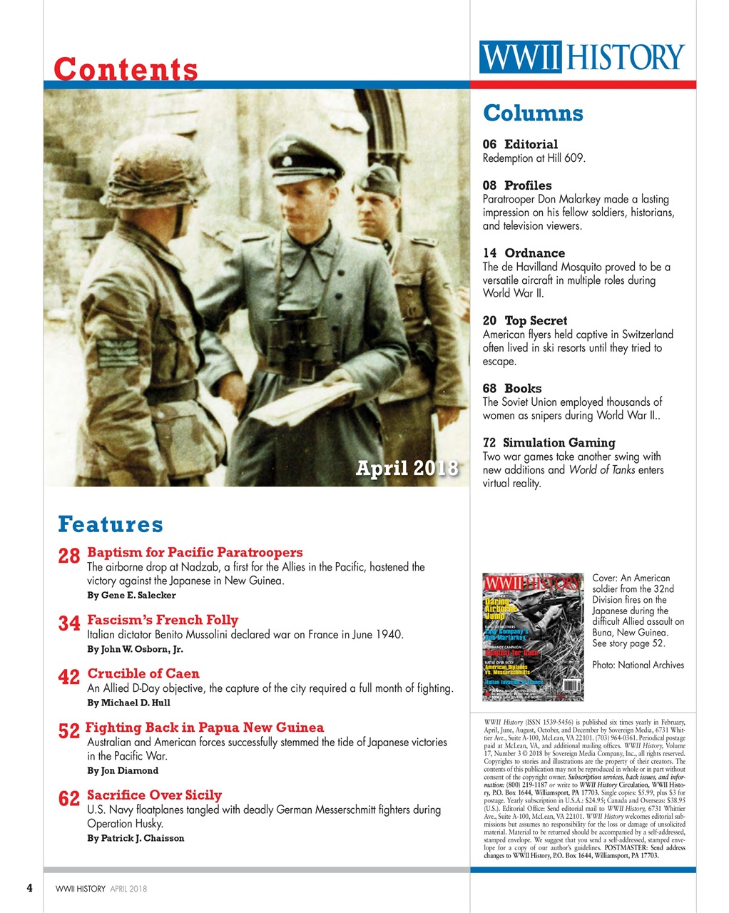 WW2 History Magazine Preview Pages
