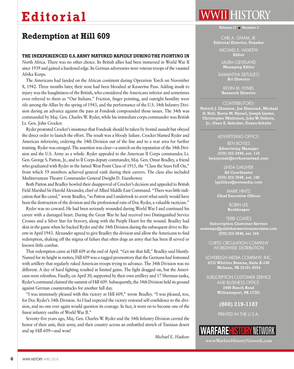 WW2 History Magazine Preview Pages