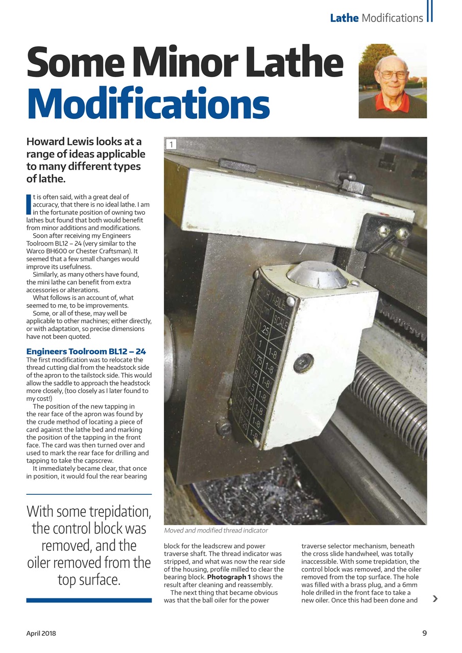 Model Engineer & Workshop Magazine Preview Pages