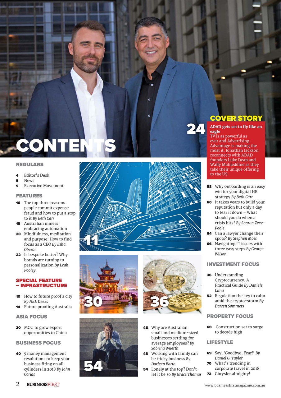 Business First Magazine Preview Pages