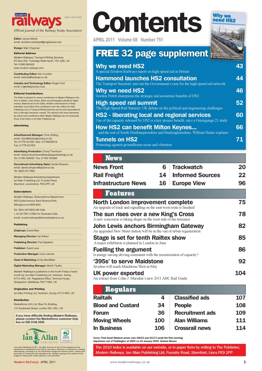 Modern Railways Preview Pages