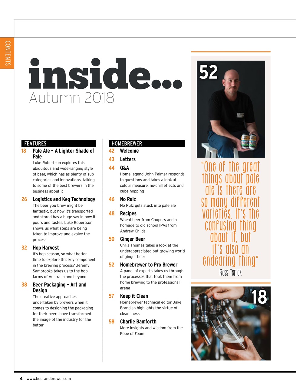 Beer and Brewer Preview Pages