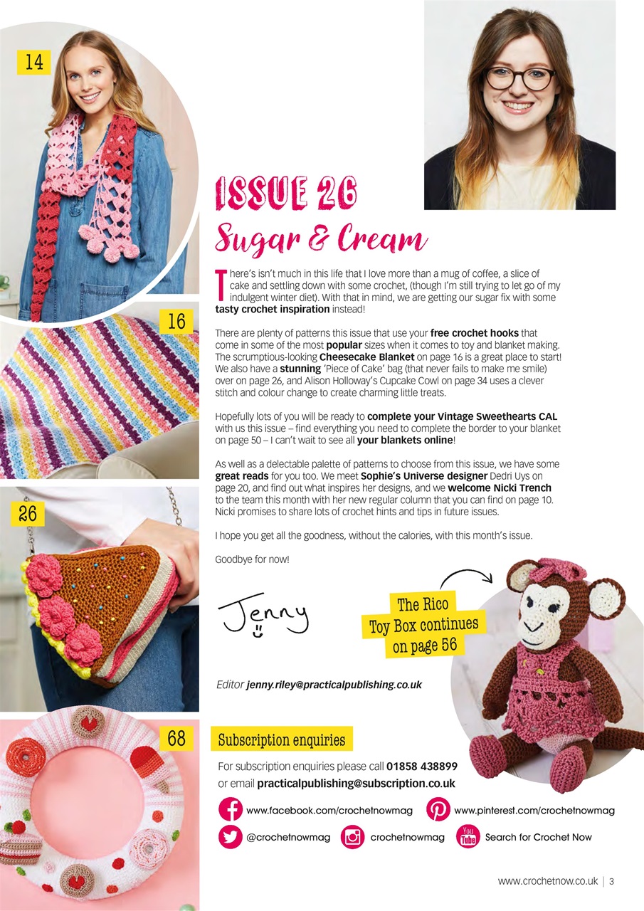 Crochet Now Magazine Preview Pages