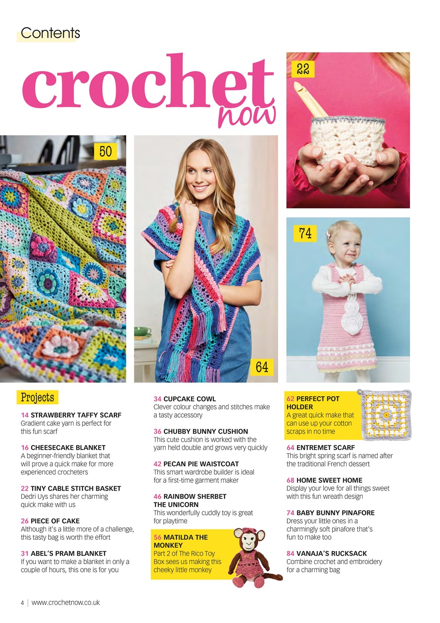 Crochet Now Magazine Preview Pages