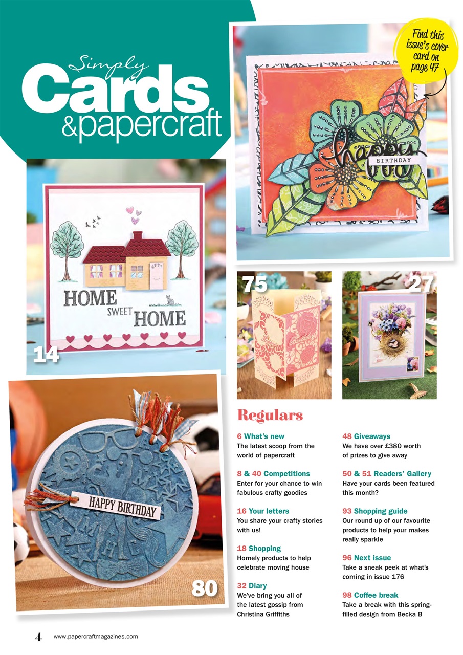 Simply Cards & Papercraft Preview Pages