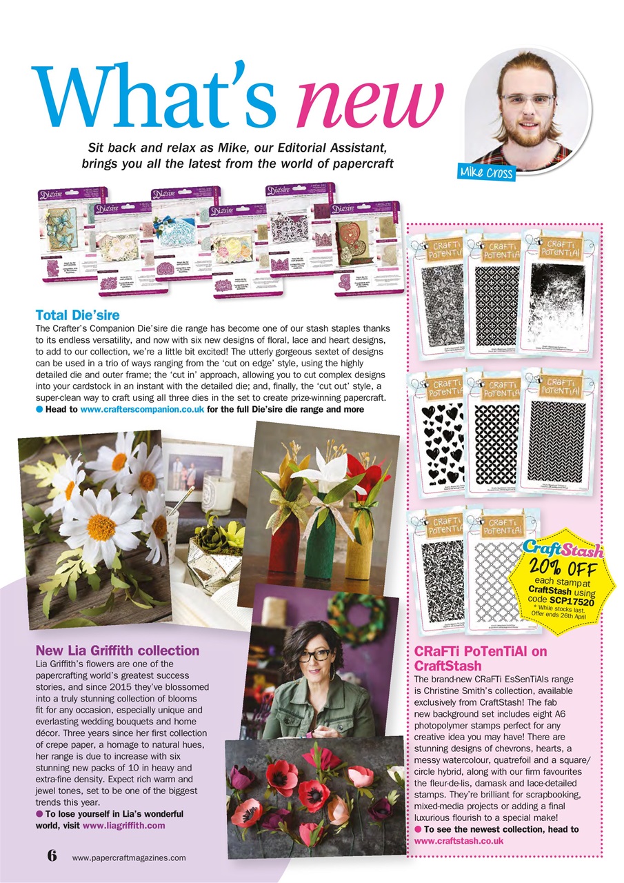 Simply Cards & Papercraft Preview Pages