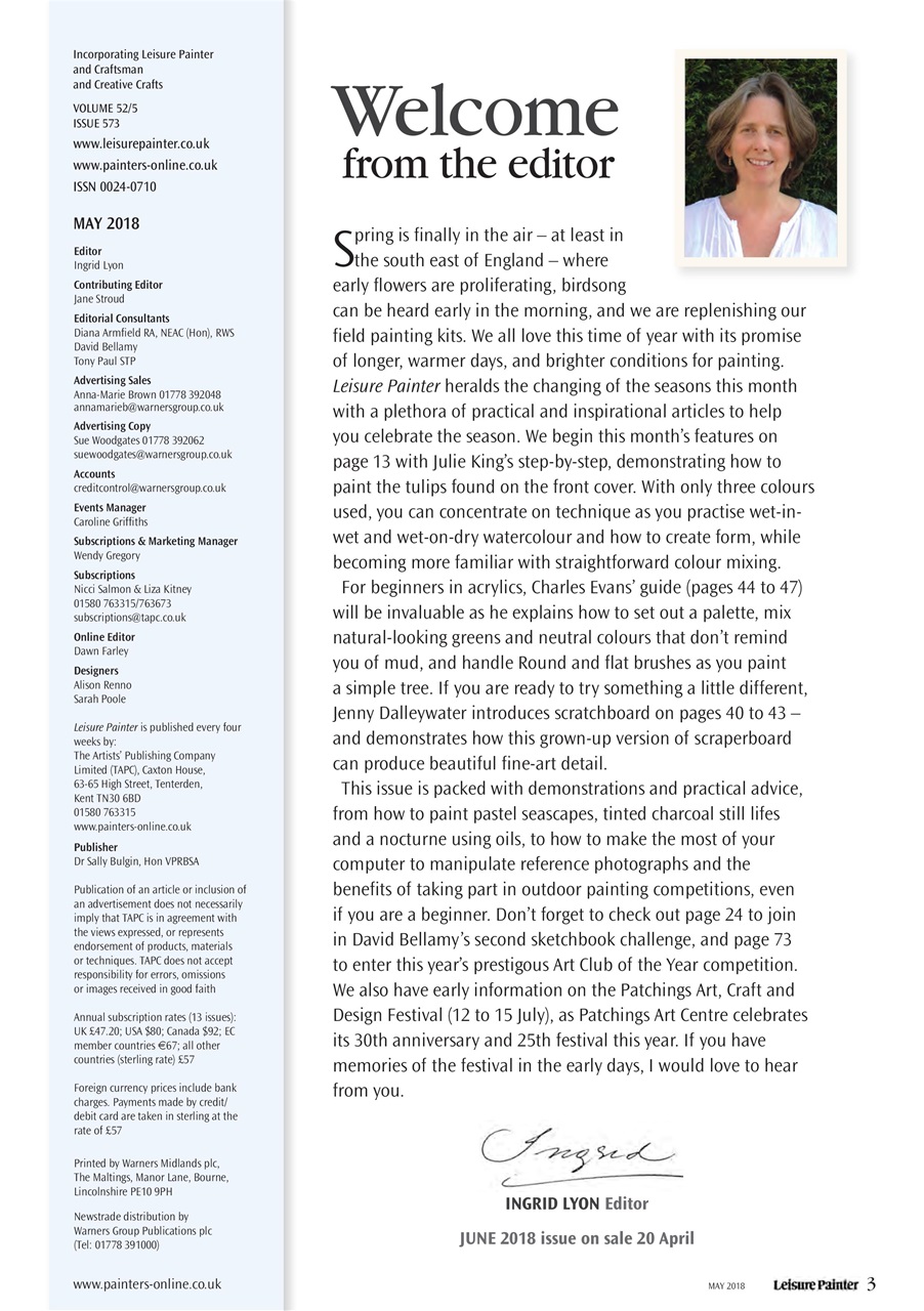 Leisure Painter & The Artist Preview Pages