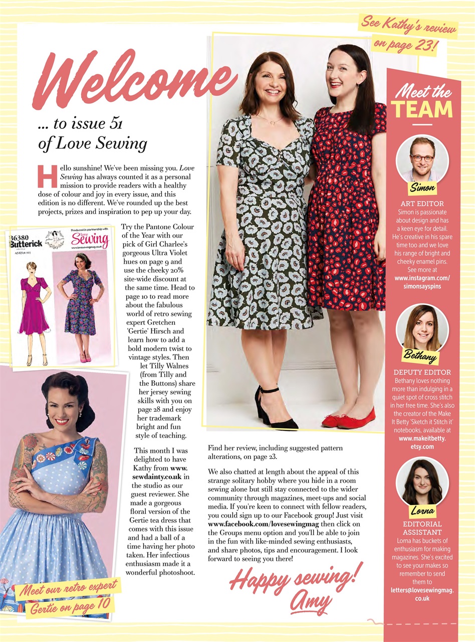 Love Sewing Preview Pages