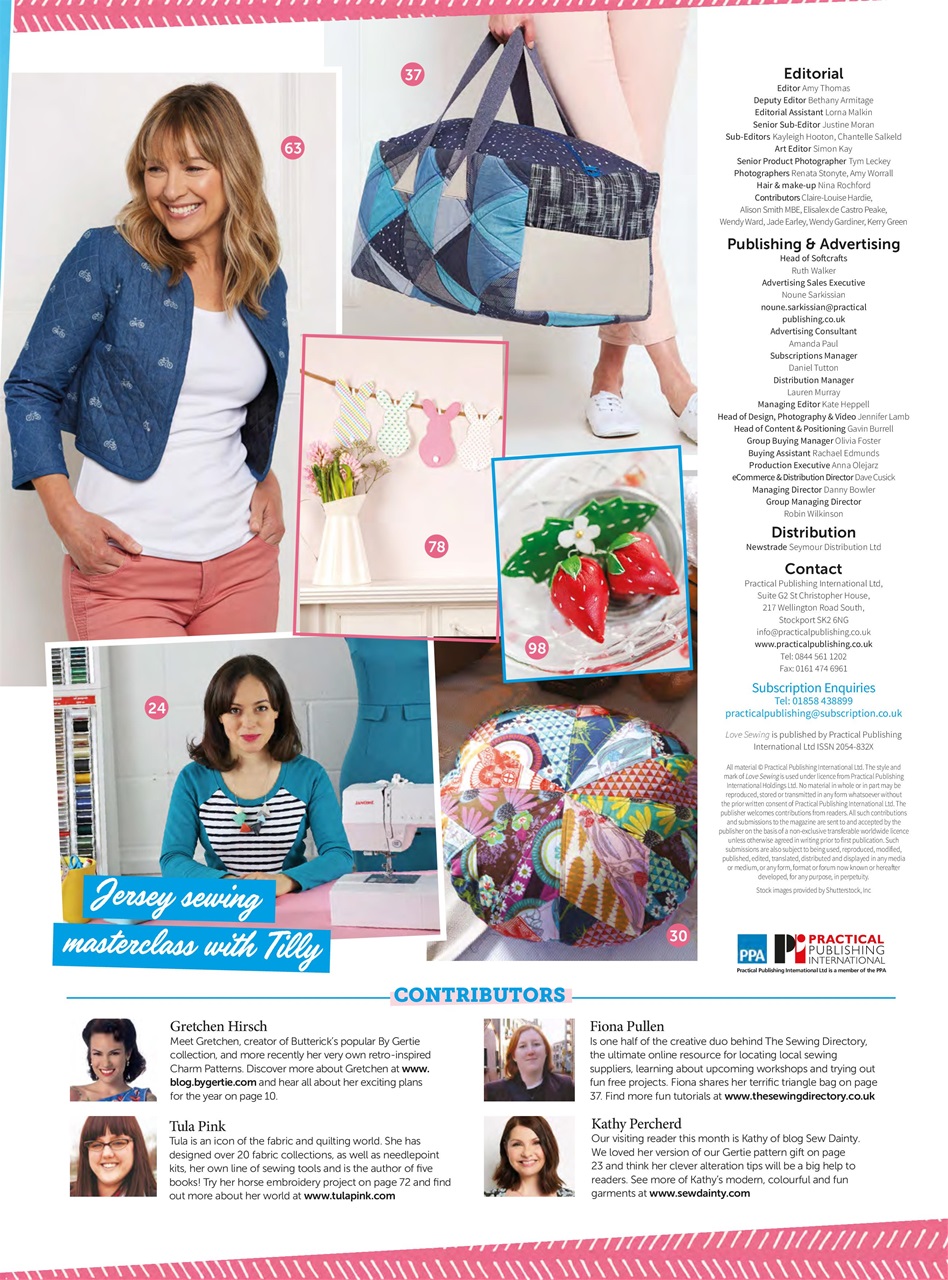 Love Sewing Preview Pages