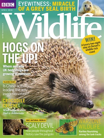 BBC Wildlife Magazine issue April 2018