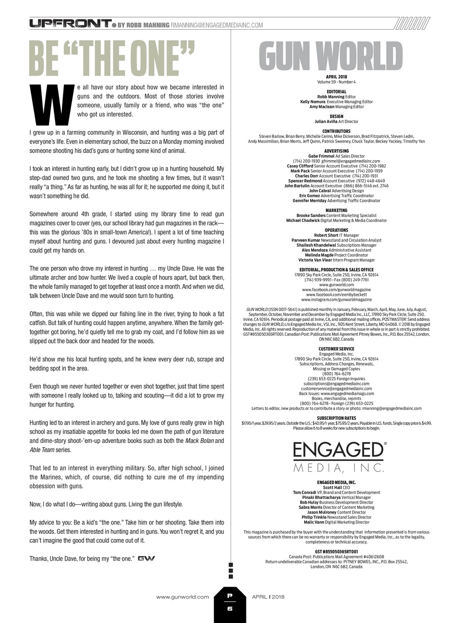 Gun World Preview Pages