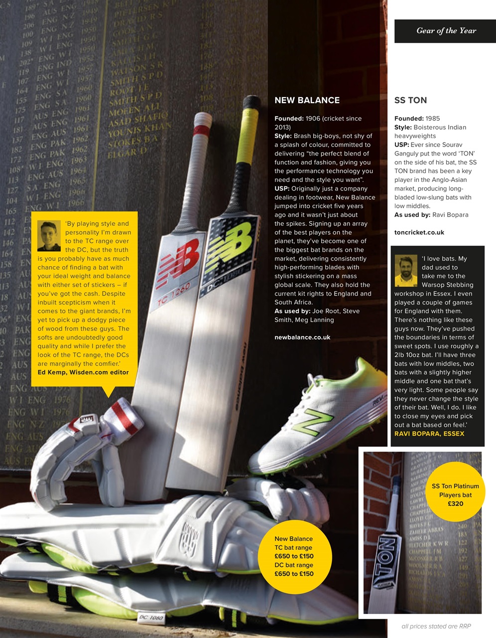 Wisden Cricket Monthly Preview Pages