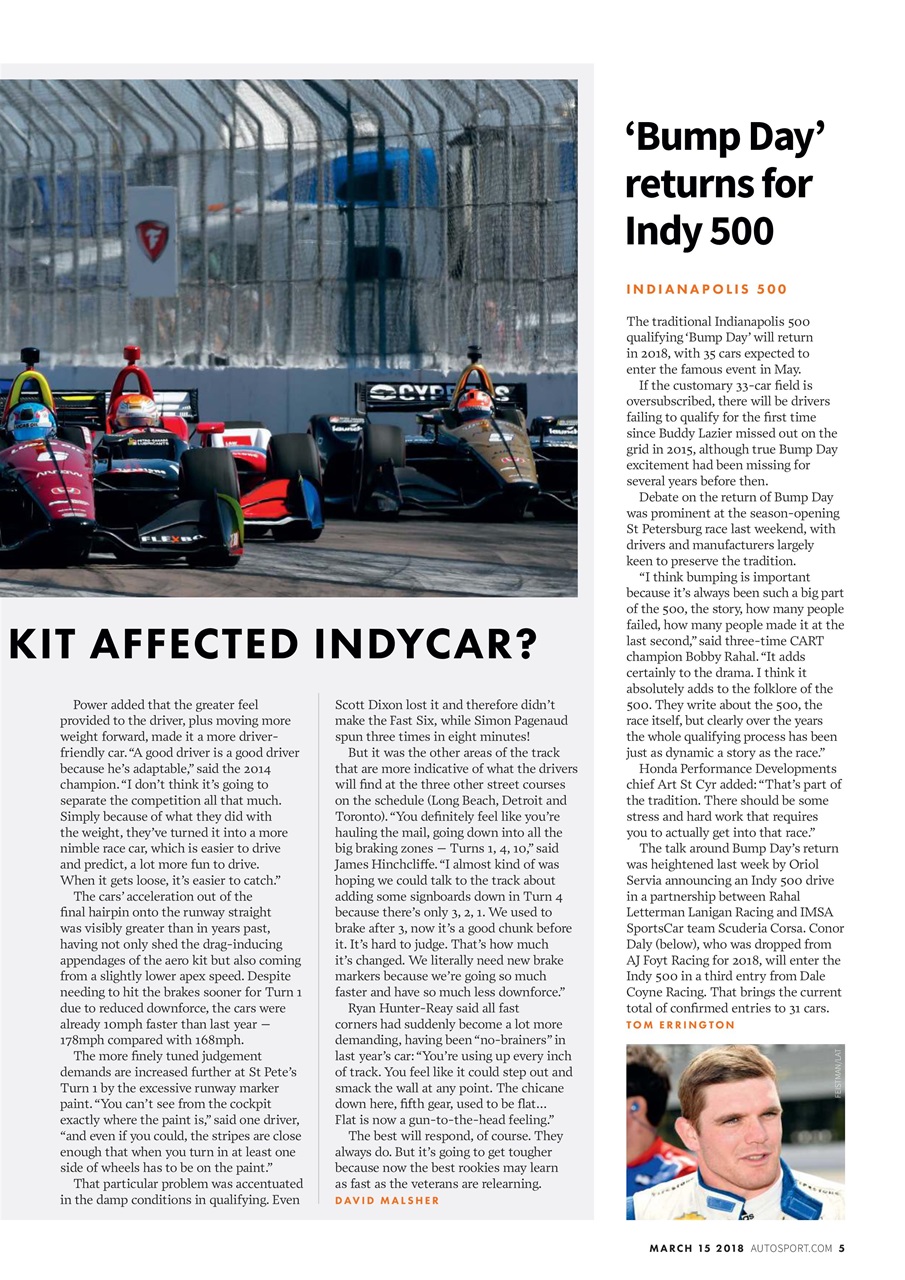 Autosport Preview Pages