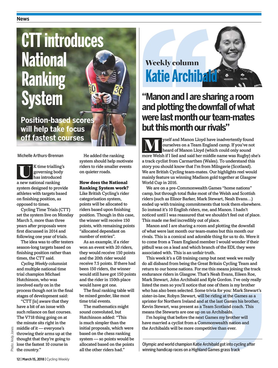 Cycling Weekly Preview Pages