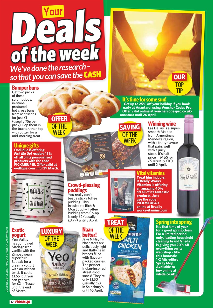 Pick Me Up Preview Pages