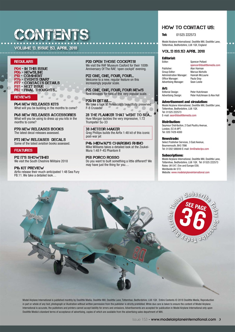 Model Airplane International Preview Pages