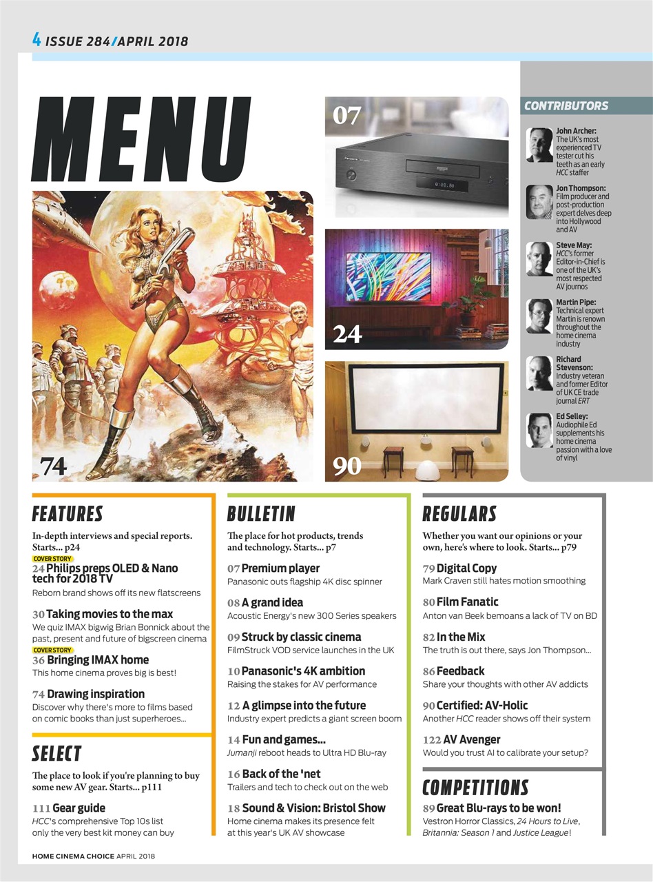 Home Cinema Choice Preview Pages