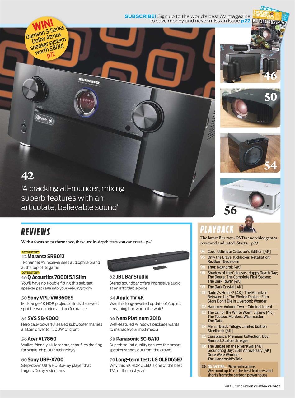 Home Cinema Choice Preview Pages