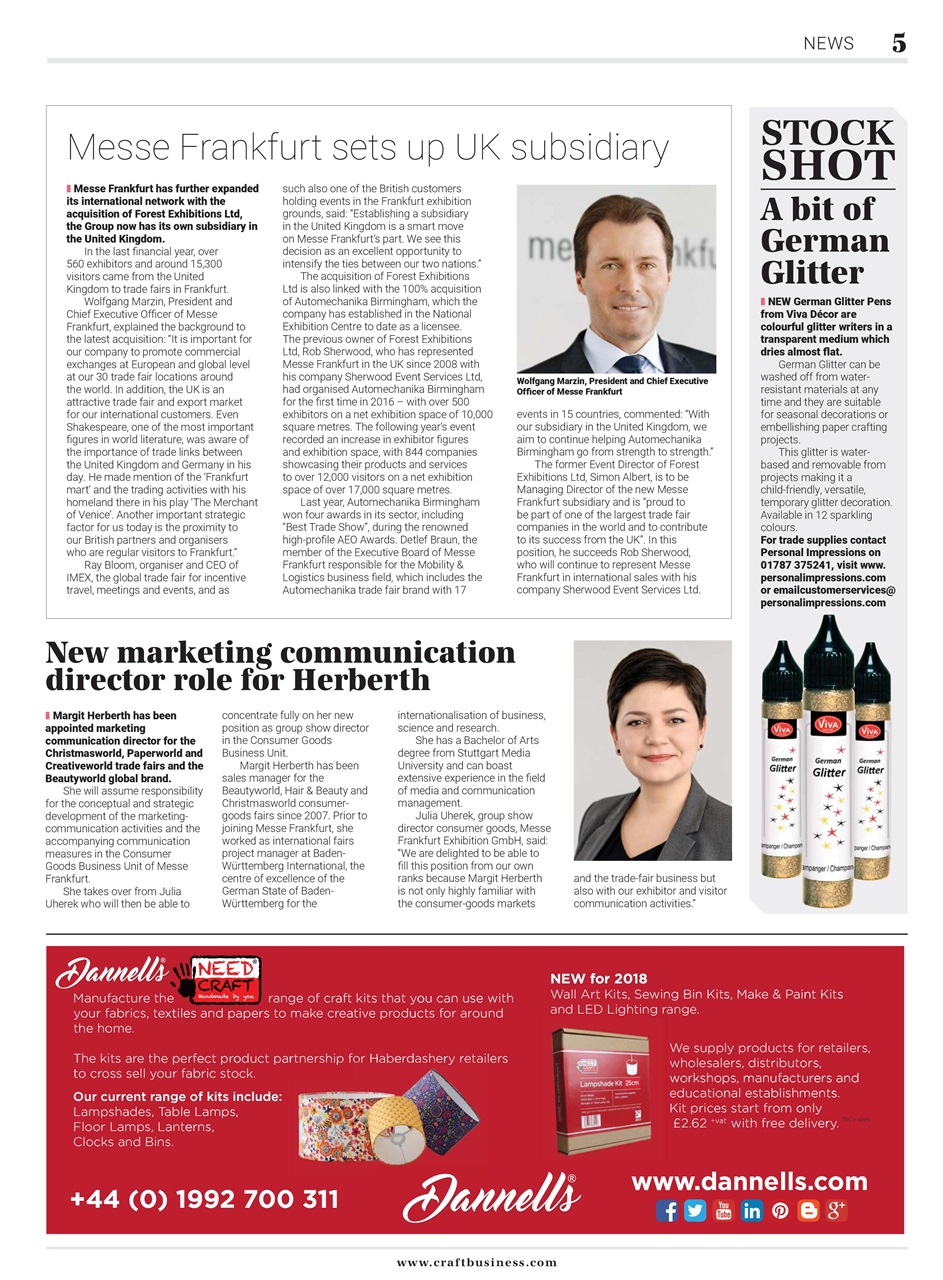 Craft Business Preview Pages