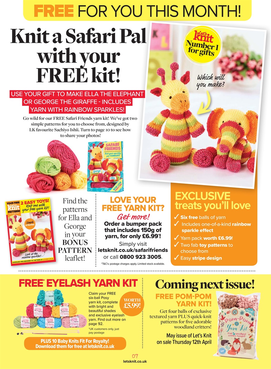 Let's Knit Preview Pages