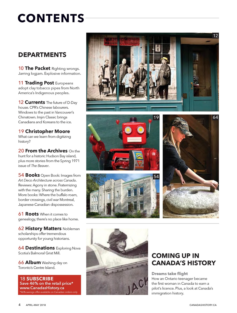 Canada's History Preview Pages