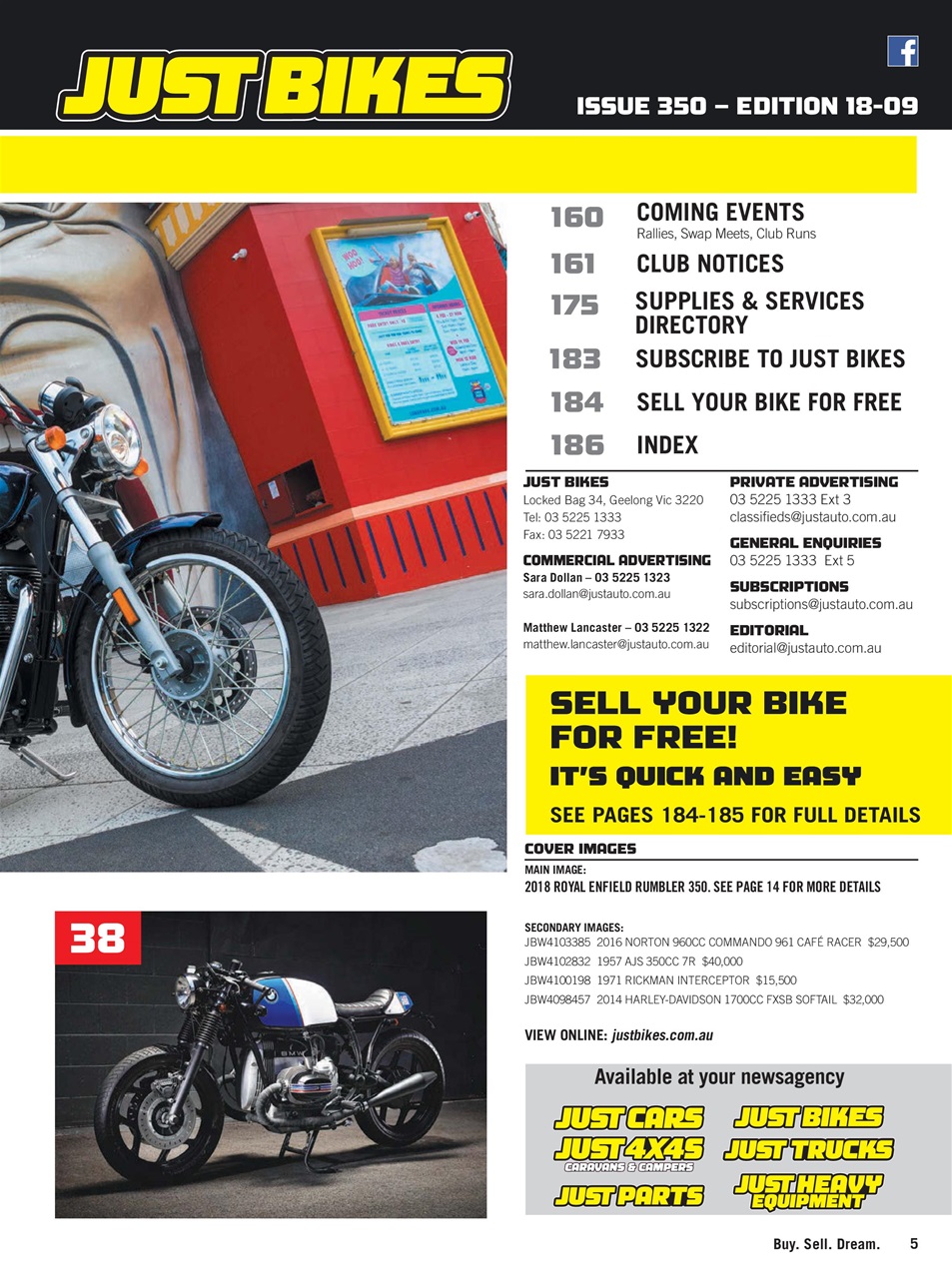 JUST BIKES Preview Pages