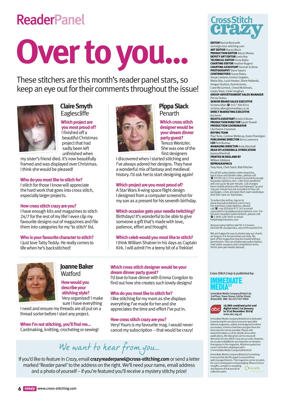 Cross Stitch Crazy Preview Pages