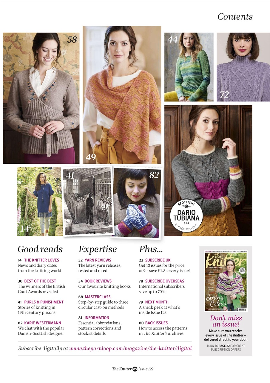 The Knitter Preview Pages