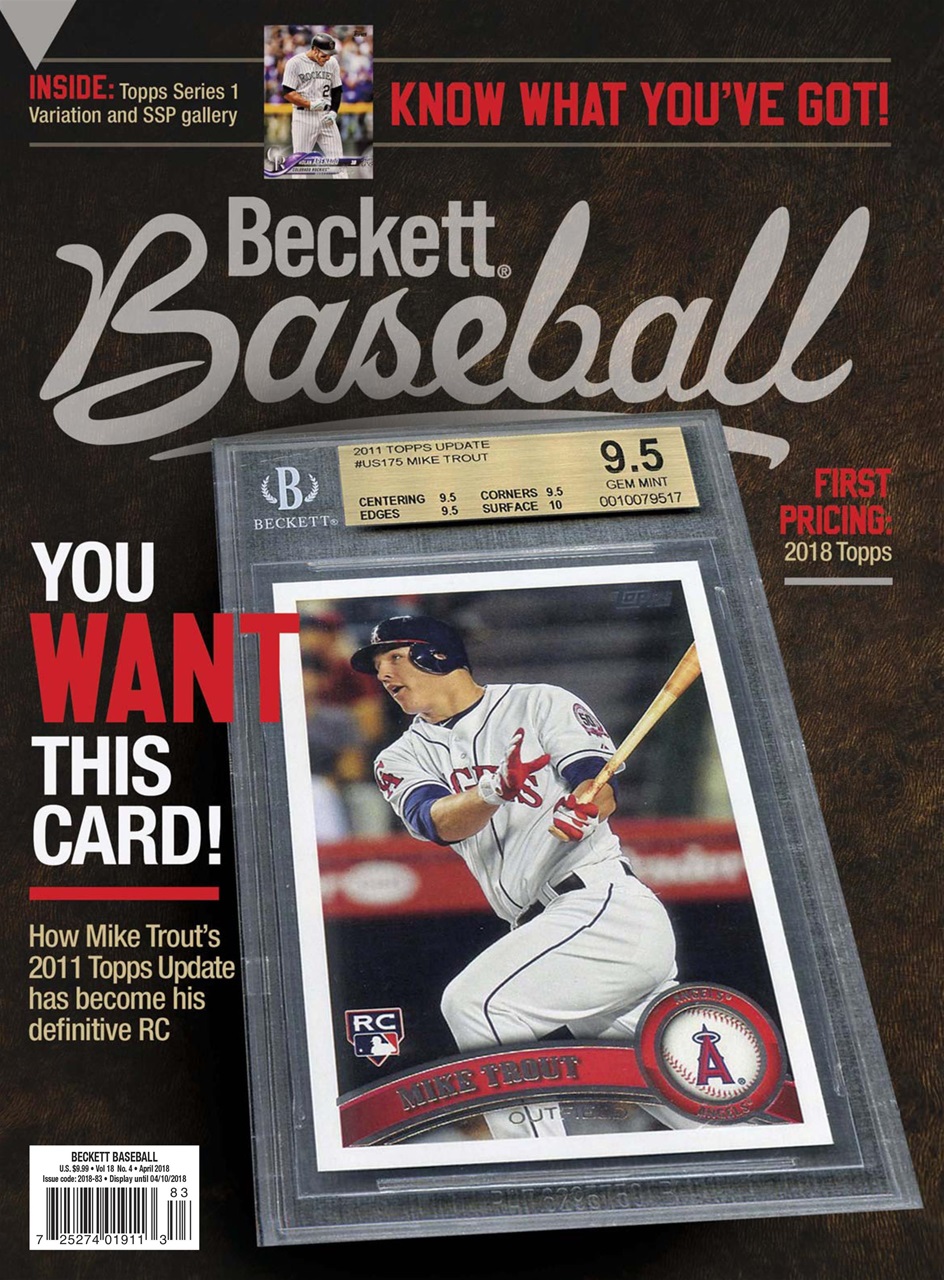 Beckett Baseball Magazine Preview Pages
