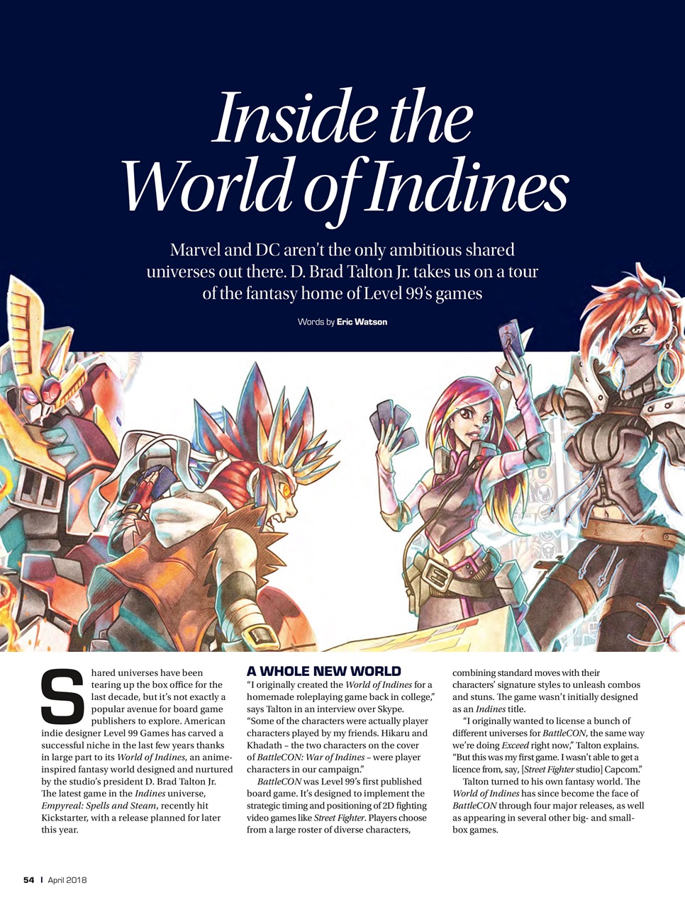 Tabletop Gaming Preview Pages