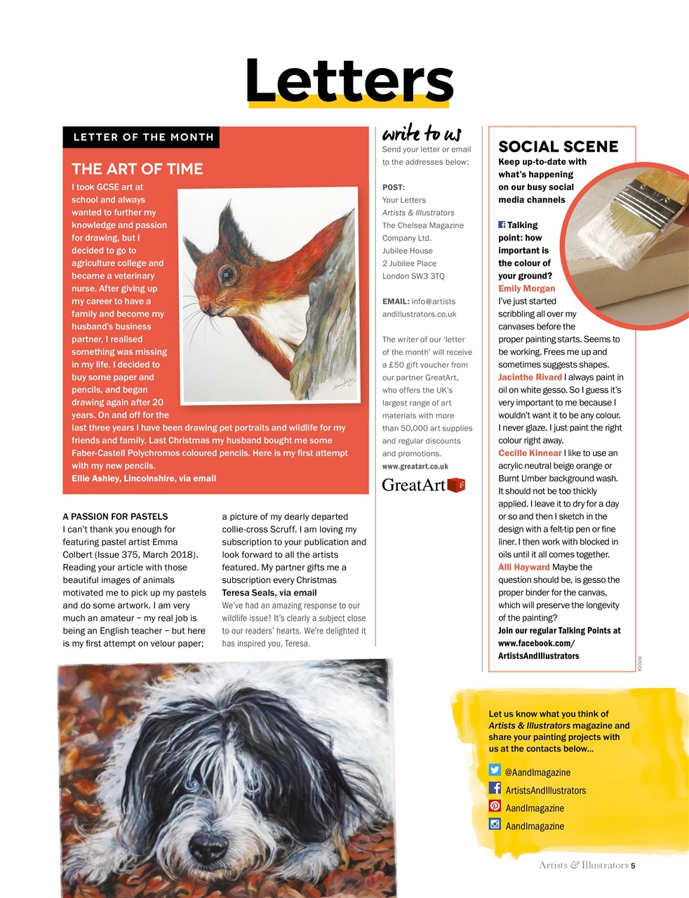 Artists & Illustrators Preview Pages