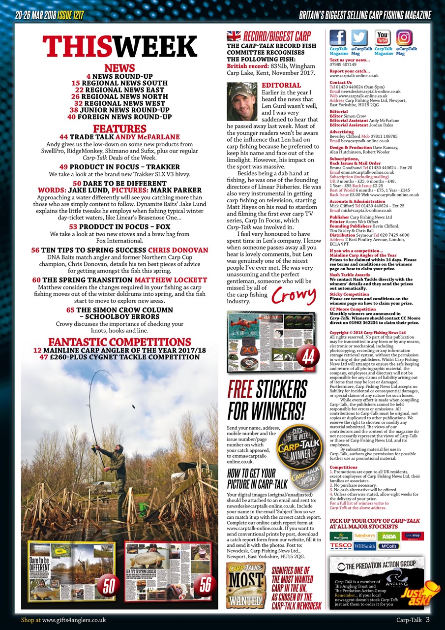 Carp-Talk Preview Pages