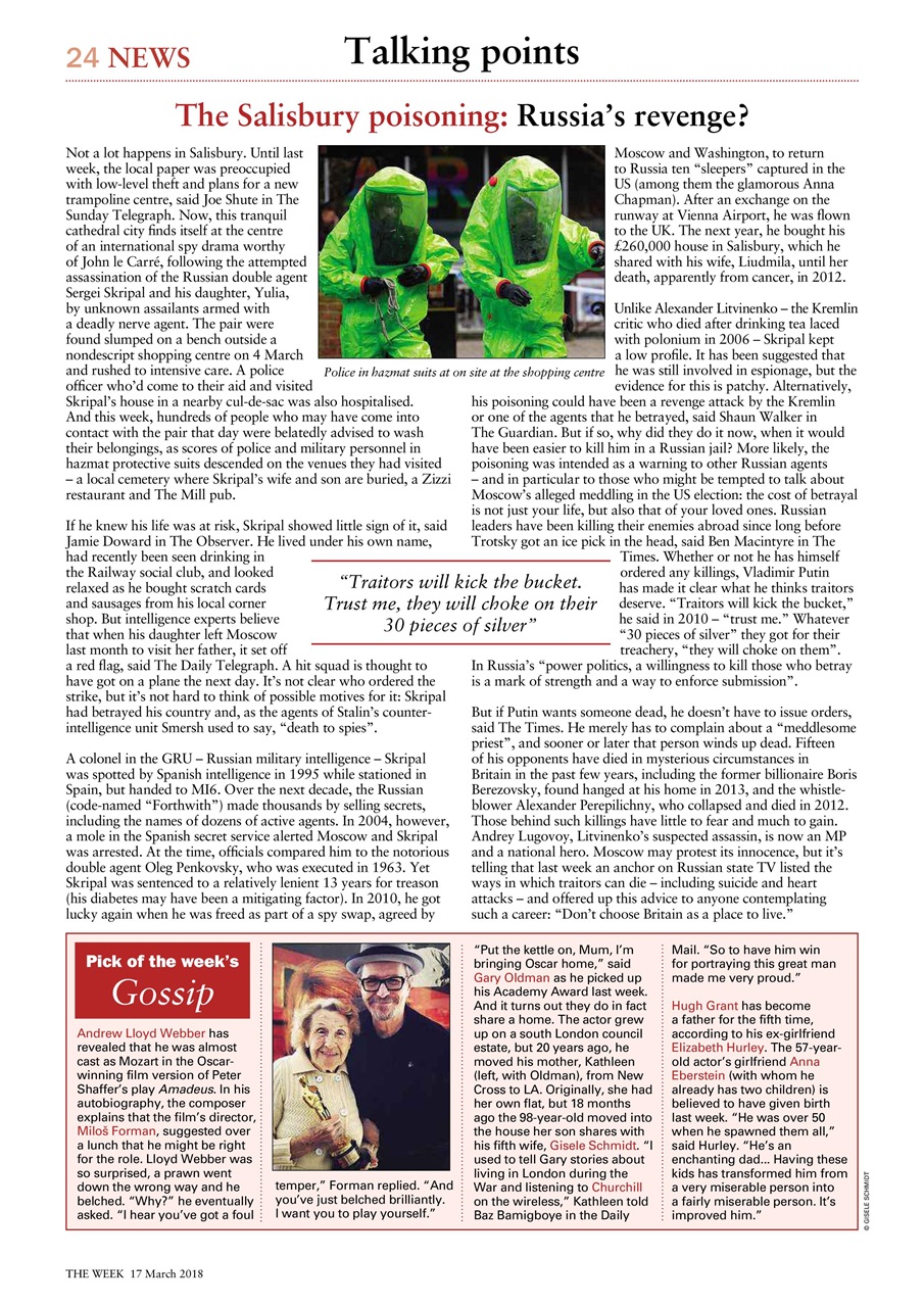 The Week Preview Pages