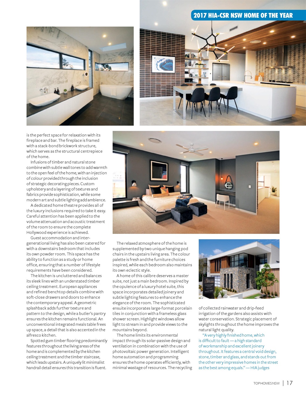 HIA Top Homes Preview Pages