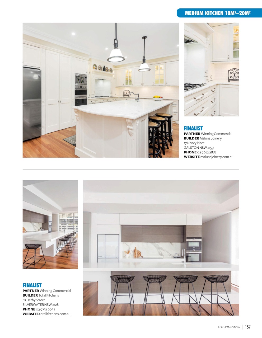 HIA Top Homes Preview Pages