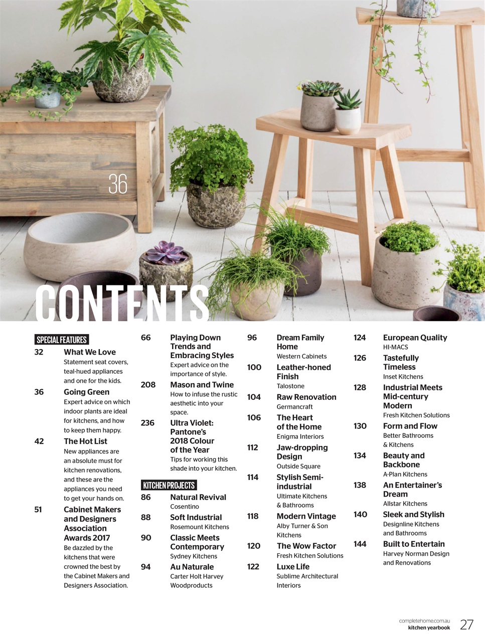 Kitchen Yearbook Preview Pages