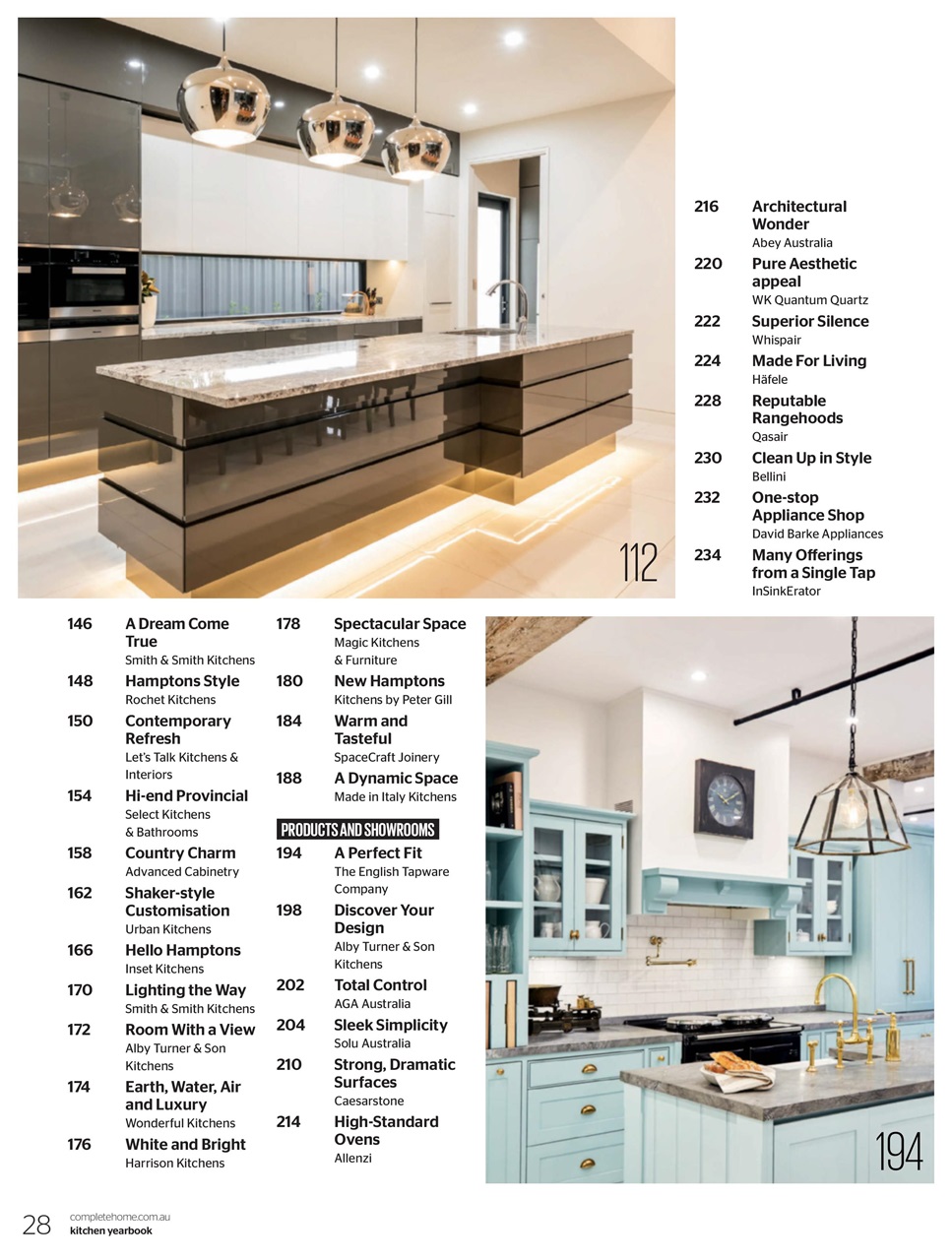 Kitchen Yearbook Preview Pages