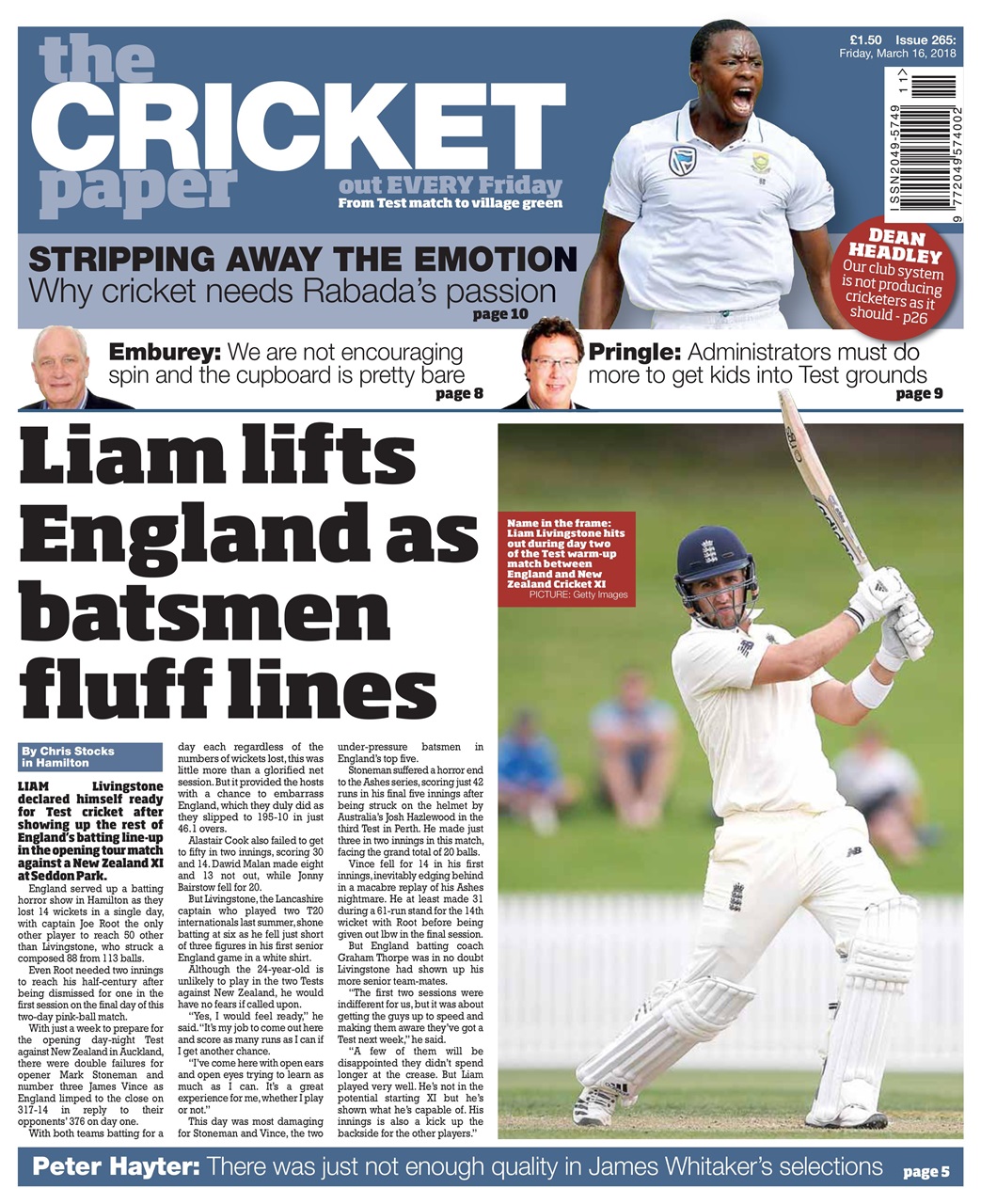 The Cricket Paper Preview Pages