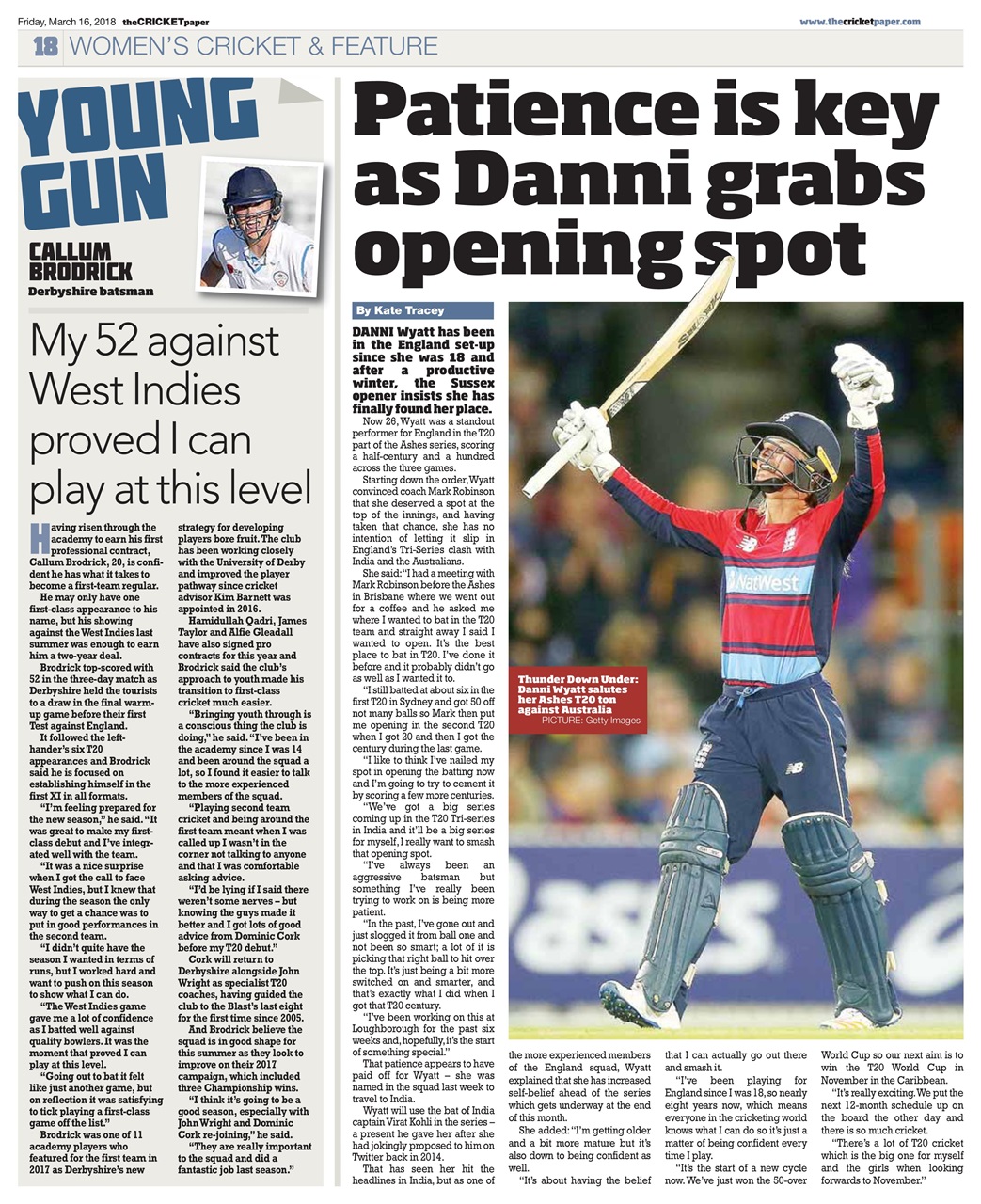 The Cricket Paper Preview Pages