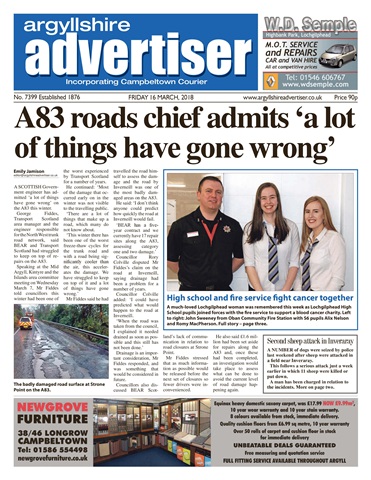 Argyllshire Advertiser issue 16 March 2018