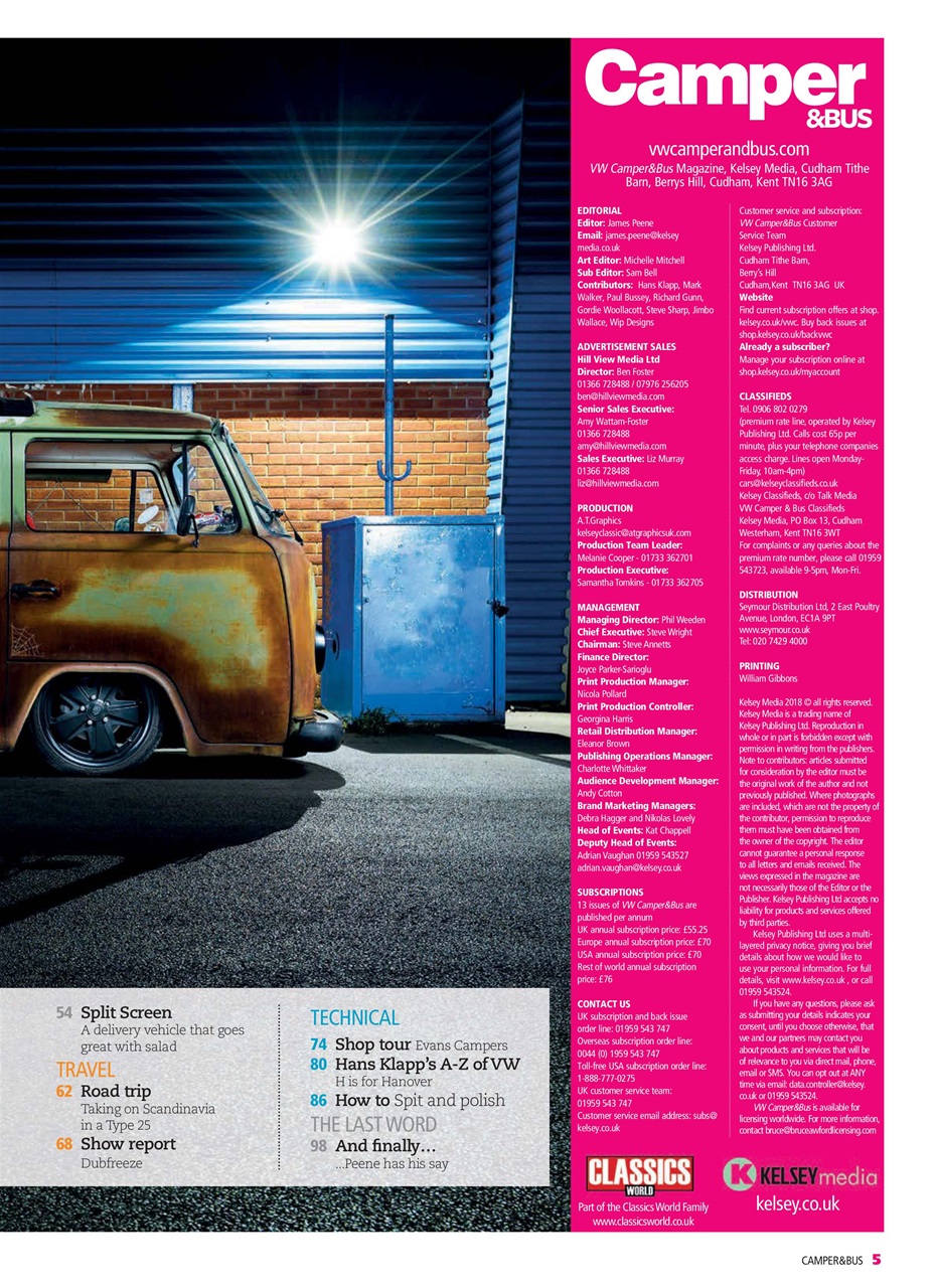 VW Camper Preview Pages