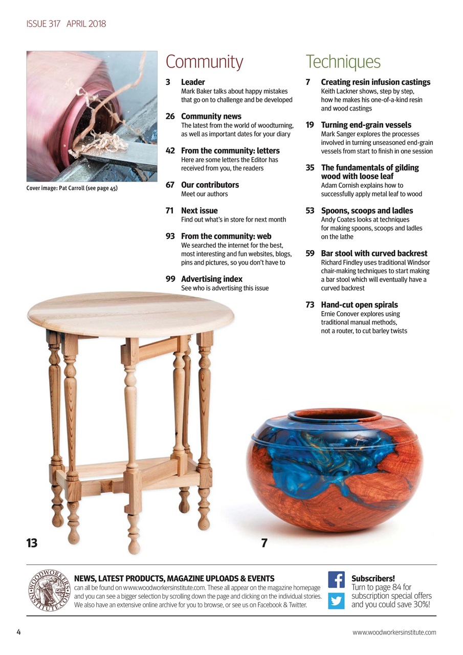 Woodturning Preview Pages