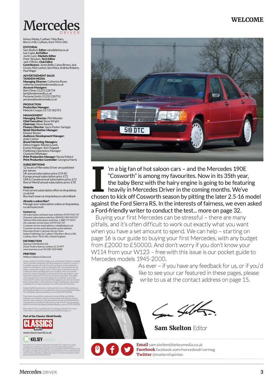 Mercedes Driver Magazine Preview Pages