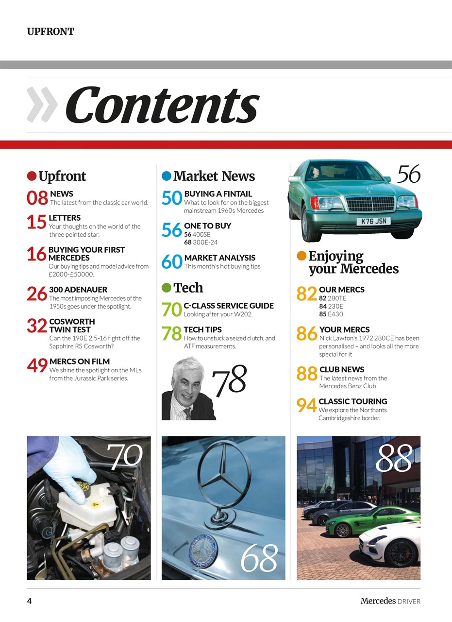 Mercedes Driver Magazine Preview Pages