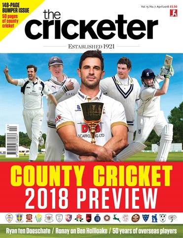 The Cricketer Magazine issue April 2018